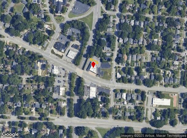  1608 W Friendly Ave, Greensboro, NC Parcel Map