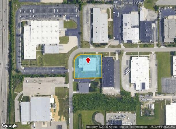  800 Scholz Dr, Vandalia, OH Parcel Map