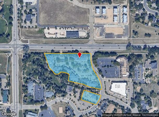 1355 Forest Park Cir, Lafayette, CO Parcel Map