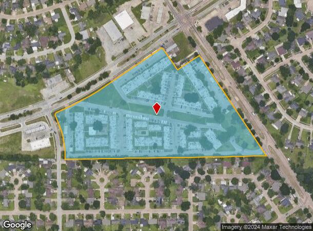  1415 W Gulf Bank Rd, Houston, TX Parcel Map