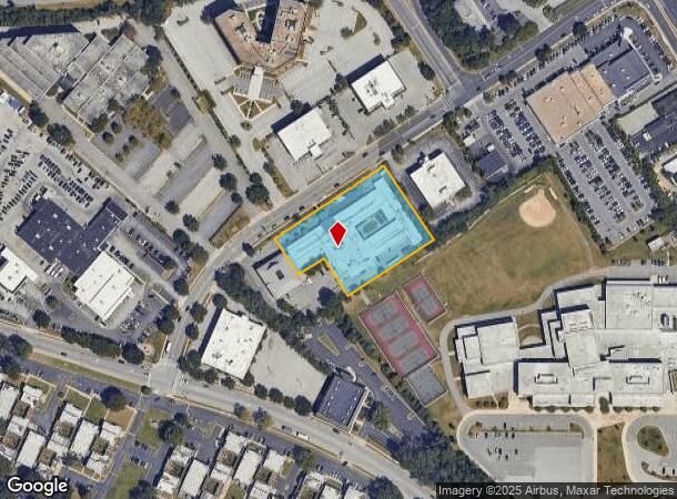 111 West Rd, Towson, MD Parcel Map