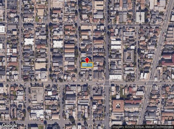  1030 Myrtle Ave, Long Beach, CA Parcel Map