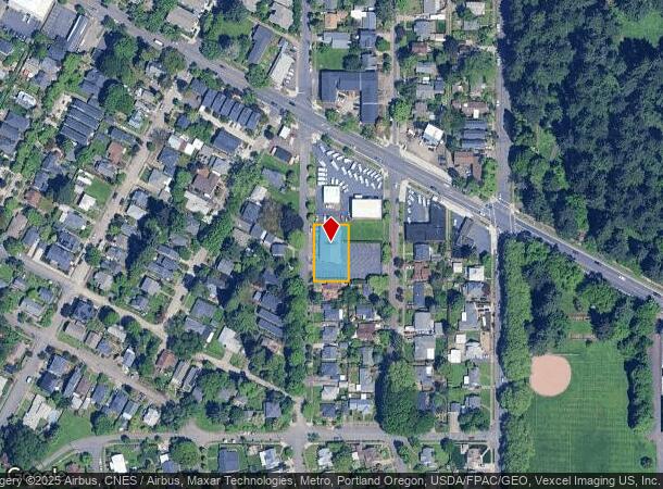  7470 N Newman Ave, Portland, OR Parcel Map