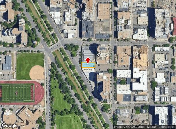  1058 Delaware St, Denver, CO Parcel Map