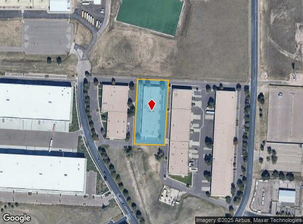 2504 Zeppelin Rd, Colorado Springs, CO Parcel Map