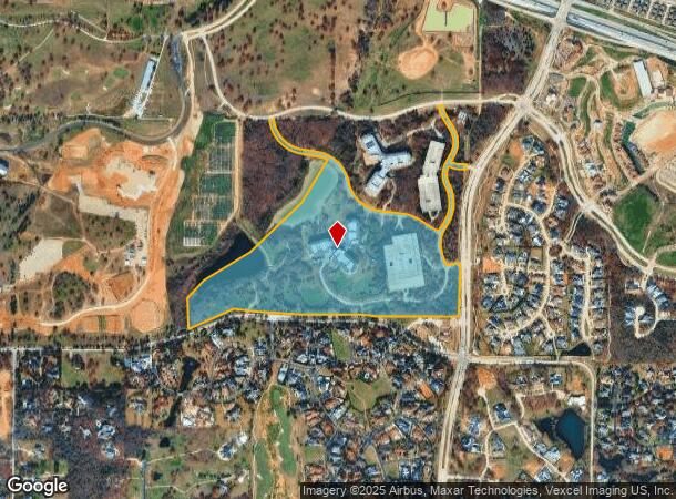  1 Destiny Way, Westlake, TX Parcel Map