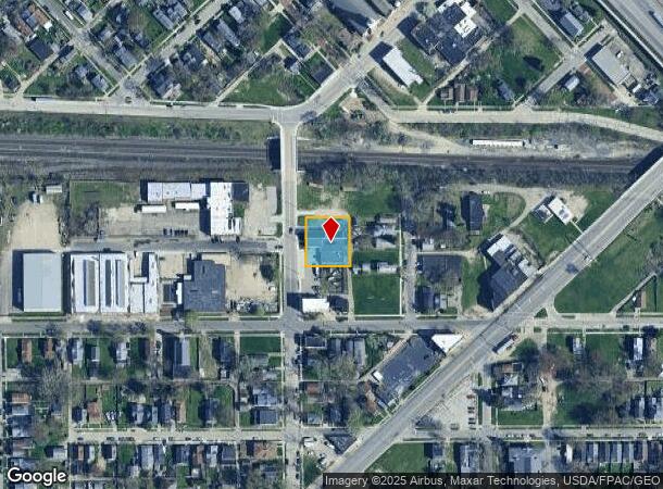  129 Maumee Ave, Toledo, OH Parcel Map