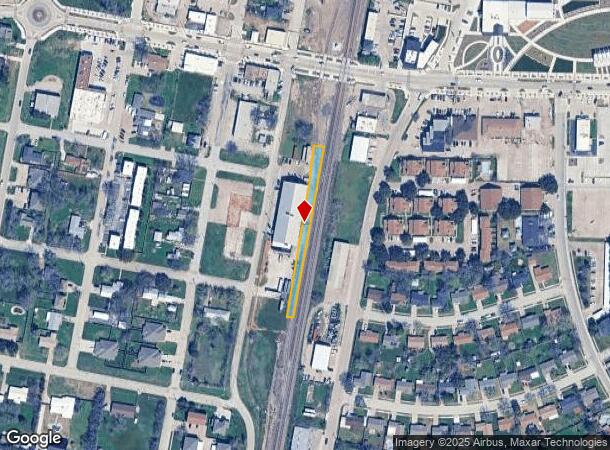  110 S Magnolia St, Crowley, TX Parcel Map