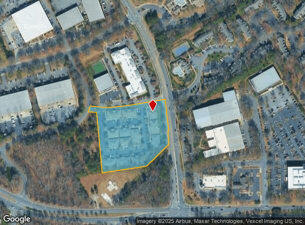 1262 Mann Dr, Matthews, NC Parcel Map