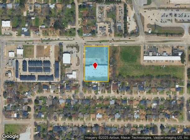 2002 E Abram St, Arlington, TX Parcel Map