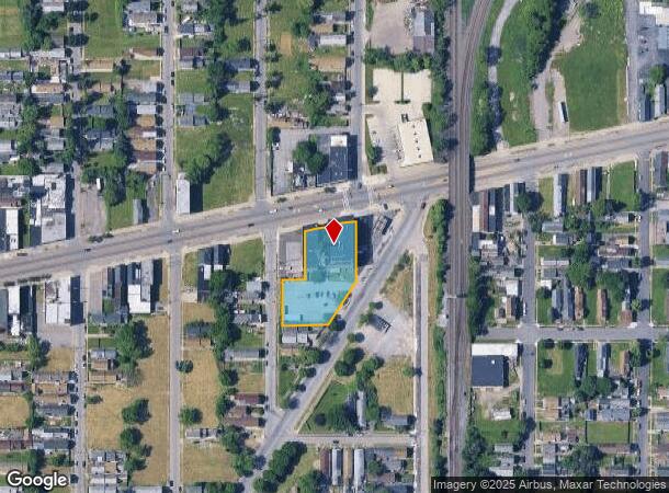 1201 Broadway St, Buffalo, NY Parcel Map