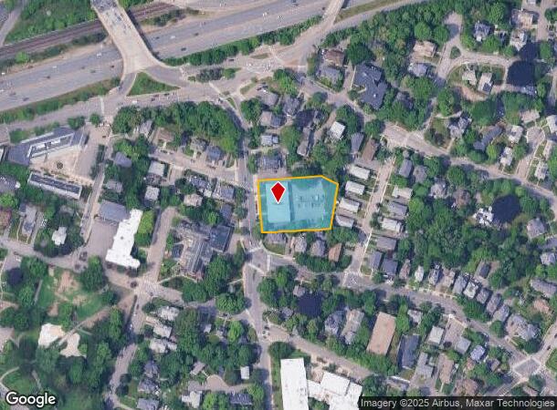  40 Park St, Newton, MA Parcel Map