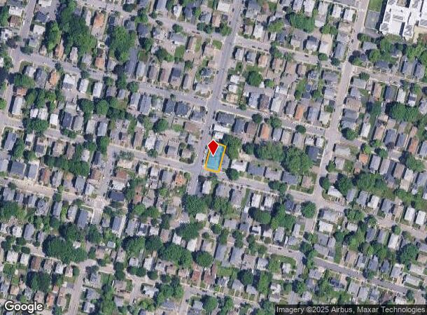  398 Newton St, Waltham, MA Parcel Map