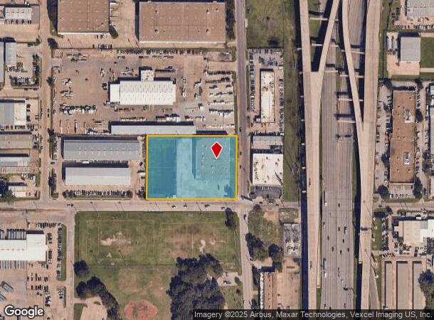  2323 Crown Rd, Dallas, TX Parcel Map