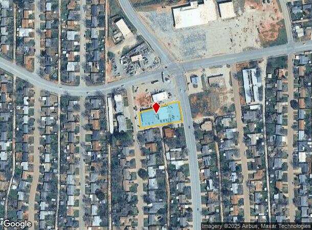  2110 N Willis St, Abilene, TX Parcel Map