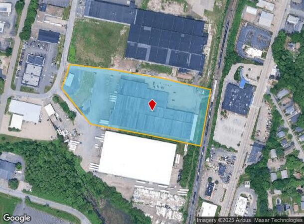  10 Pullman St, Worcester, MA Parcel Map