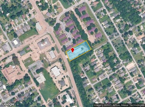706 S Clay St, Ennis, TX Parcel Map