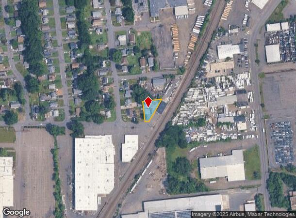  166 Edgewood Ave, New Britain, CT Parcel Map