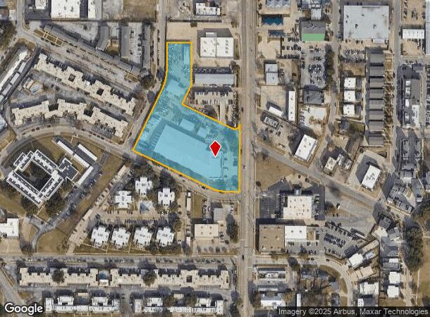 220 University Dr, Fort Worth, TX Parcel Map