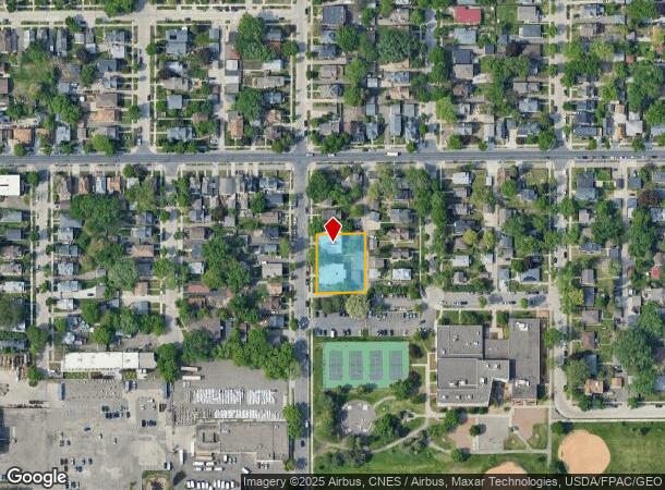 1703 Fillmore St Ne, Minneapolis, MN Parcel Map