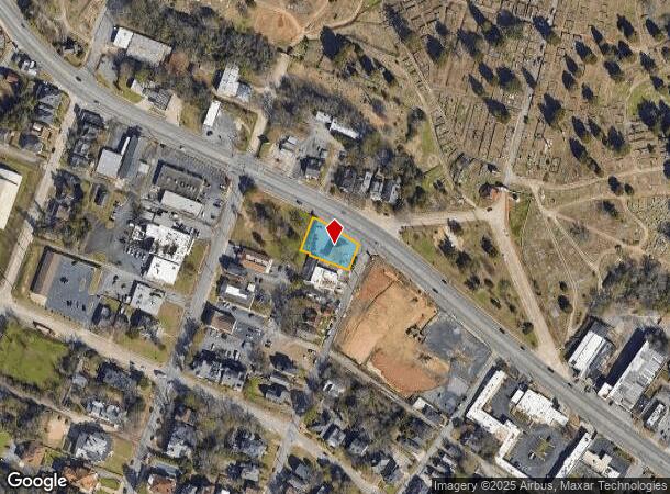  1126 Riverside Dr, Macon, GA Parcel Map