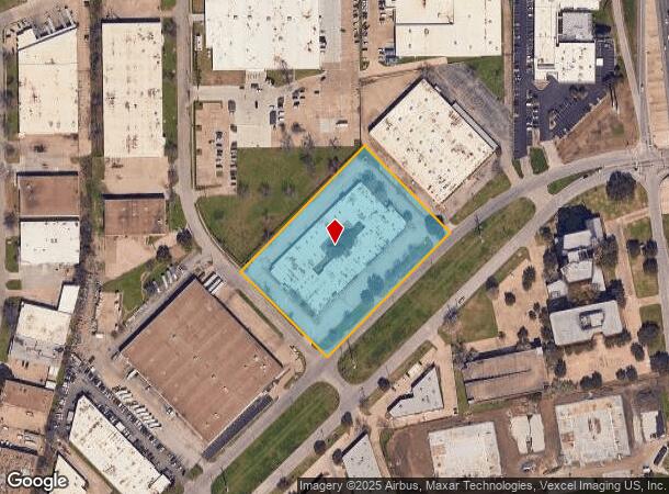 1499 Regal Row, Dallas, TX Parcel Map