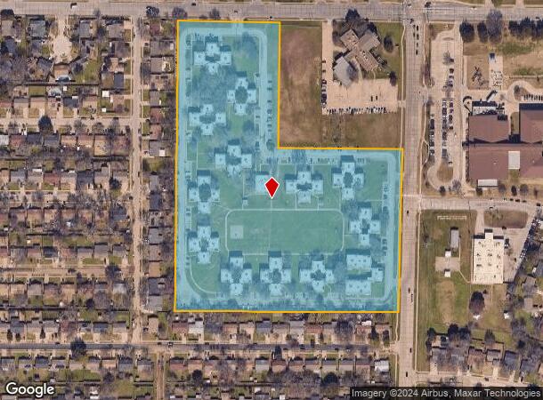  1020 Fox Ave, Lewisville, TX Parcel Map