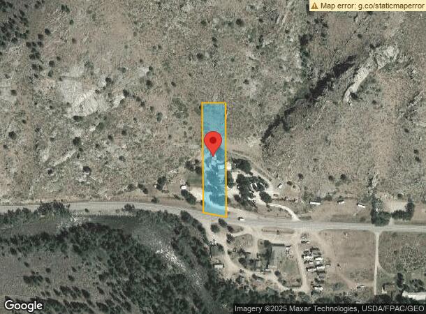  33040 Poudre Canyon Rd, Bellvue, CO Parcel Map