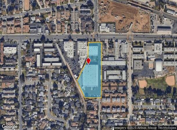  250 W Duarte Rd, Monrovia, CA Parcel Map