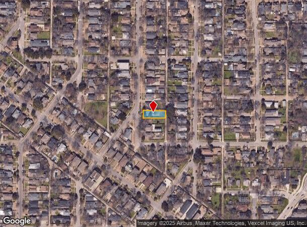 826 N Clinton Ave, Dallas, TX Parcel Map