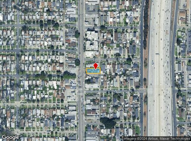  9854 S National Blvd, Los Angeles, CA Parcel Map