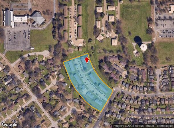 Tulane W, Horn Lake, MS Parcel Map