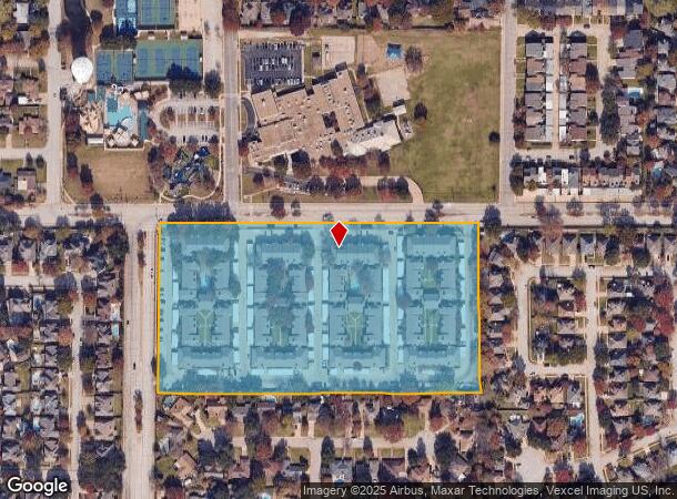  1400 N Park Blvd, Grapevine, TX Parcel Map