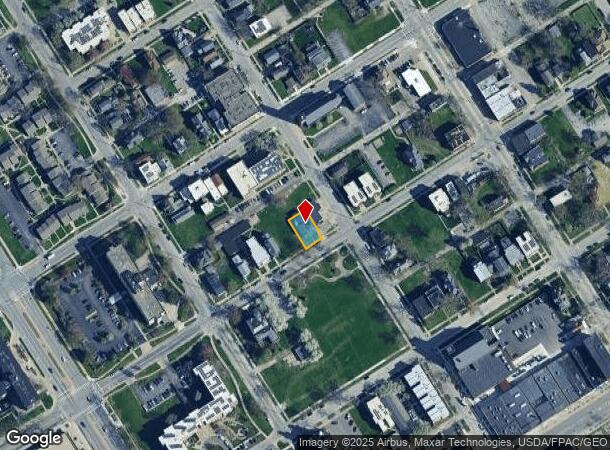  833 N Huron St, Toledo, OH Parcel Map