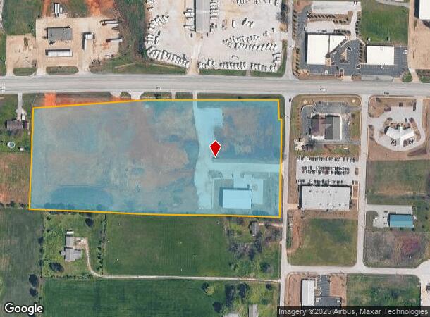 1291 W Henri De Tonti Blvd, Tontitown, AR Parcel Map