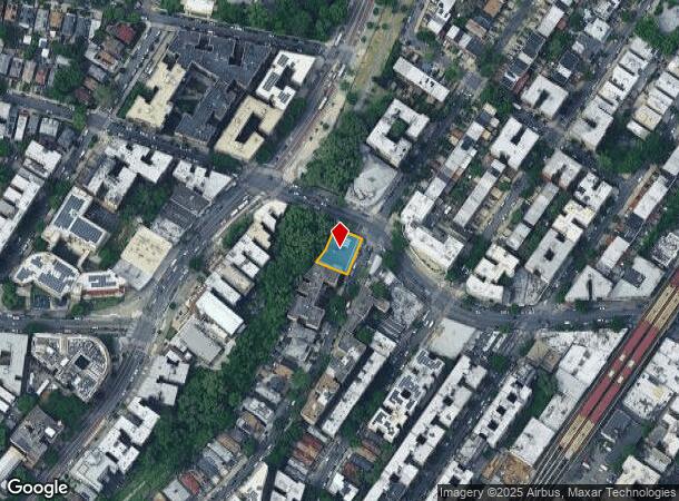 70 W Burnside Ave, Bronx, NY Parcel Map