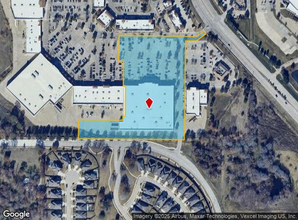 5751 Long Prairie Rd, Flower Mound, TX Parcel Map