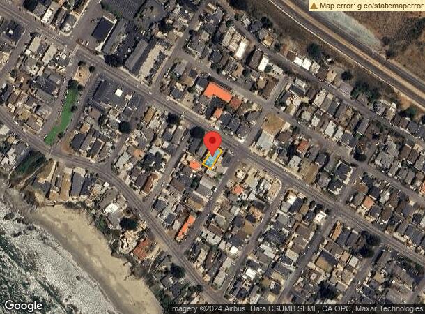  550 S Ocean Ave, Cayucos, CA Parcel Map