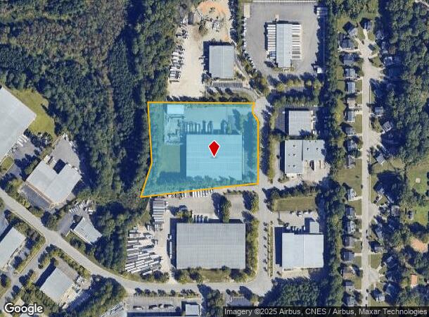  5121 Trademark Dr, Raleigh, NC Parcel Map