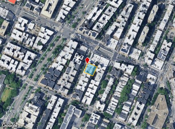 1188 Sheridan Ave, Bronx, NY Parcel Map