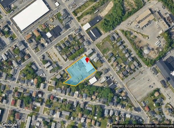  84 Lawrence St, Fall River, MA Parcel Map