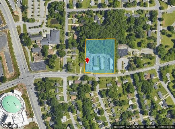  1615 E Lexington Ave, High Point, NC Parcel Map