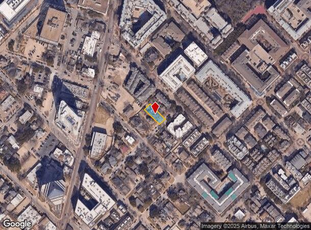  2711 Hibernia St, Dallas, TX Parcel Map