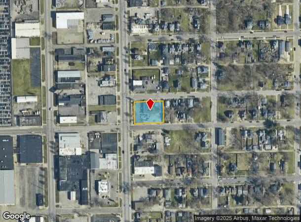 1836 S Michigan St, South Bend, IN Parcel Map