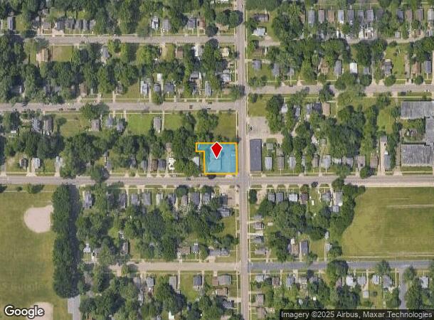  176 Meachem Ave, Battle Creek, MI Parcel Map
