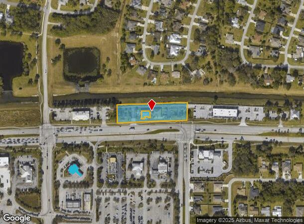 1721 Sw Gatlin Blvd, Port Saint Lucie, FL Parcel Map