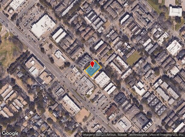  4429 Bowser Ave, Dallas, TX Parcel Map