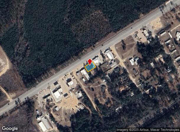  443 W Cypress St, Ludowici, GA Parcel Map