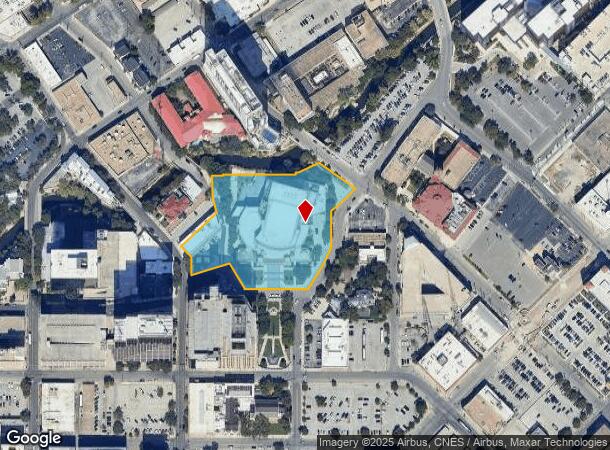  100 Auditorium Cir, San Antonio, TX Parcel Map