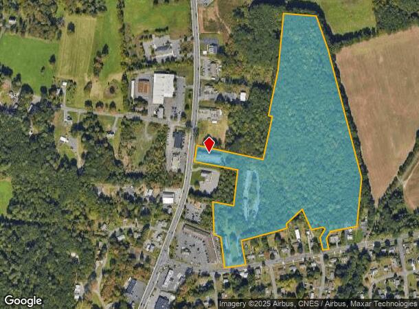 628 College Hwy, Southwick, MA Parcel Map